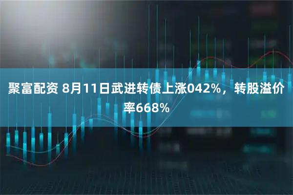 聚富配资 8月11日武进转债上涨042%,转股溢价率668%